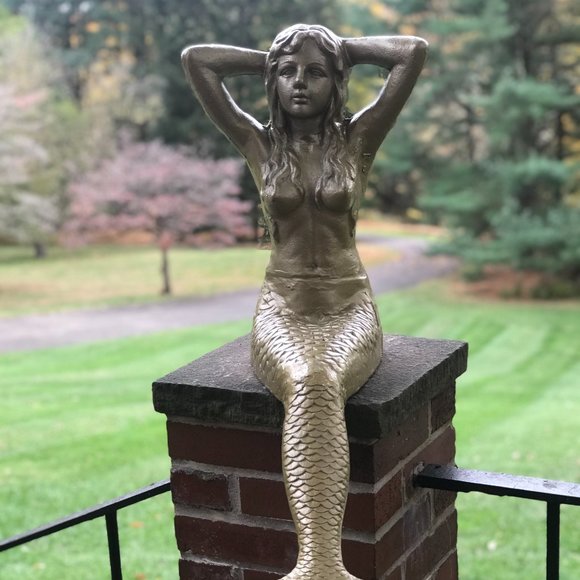 Midcentury Mermaid Sculpture - Picture 3 of 16